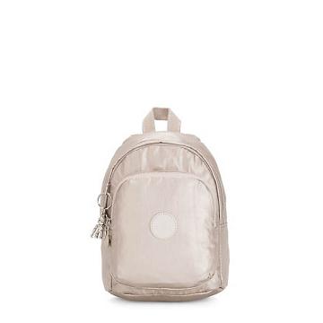 Kipling Delia Compact Metallic Convertible Backpacks Metallic Glow | CA 1558MQ